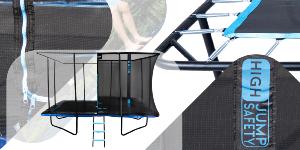 TRAMPOLINE rectangle XL, 430 x 305 cm, complet