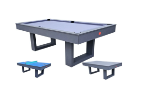Table BILLARD/ping-pong, XXL 230 cm, disponible en 3 coloris avec plateau salle à manger.