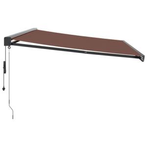 STORE BANNE coffre intégral 4 x 3 M motorisé, anthracite, marron