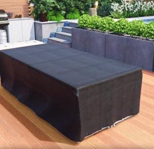 Salon de jardin résine tressée gris, encastrable, de 4 à 16 places