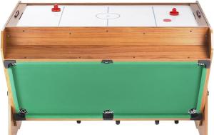 TABLE de jeux 3 en 1, pivotante, Hockey, Baby-foot et Billard 