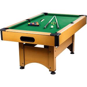 BILLARD PRO 6 Ft, Bois clair érable, tapis vert