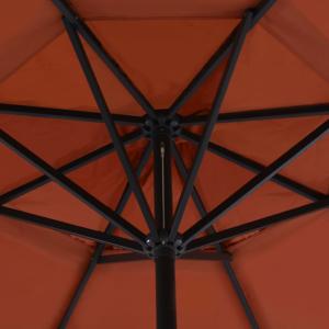 PARASOL aluminium, 5 mètres, 9 coloris disponibles
