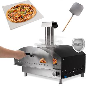 FOUR à pizzas, à gaz, type pro INOX,  intérieur ou extérieur