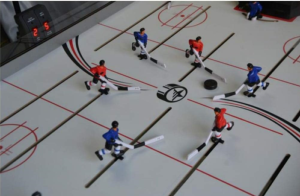 TABLE de jeux de HOCKEY véritable, affichage électronique