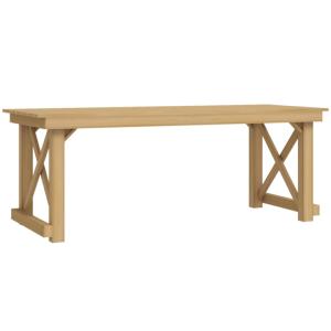 TABLE pique-nique bois massif 200 cm, avec bancs