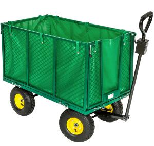 Chariot de transport à main pour jardin, 600 kg de charge