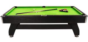 BILLARD PRO 8 Ft, 245 cm, Bois noir, tapis vert