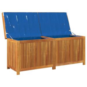 COFFRE / BANC de rangement en bois exotique, 150 cm