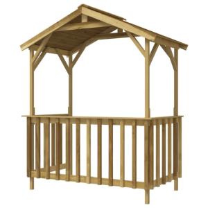 ABRI extérieur en bois massif, pour barbecue