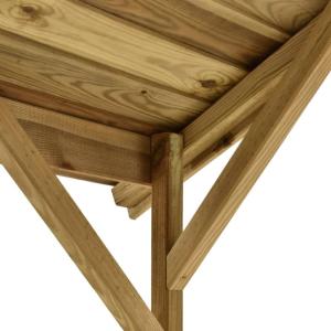 ABRI extérieur en bois massif, pour barbecue