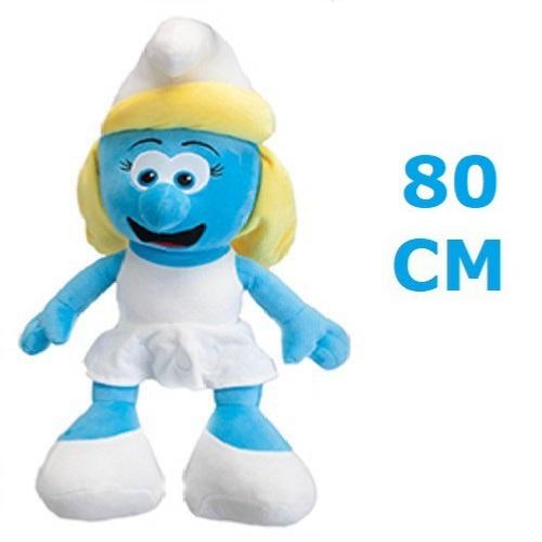 PELUCHE géante SCHTROUMPFETTE 80 cm