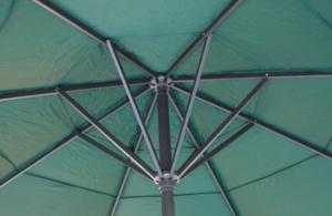 PARASOL XXL, aluminium, 600 cm, toile 9 coloris disponibles