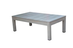 Table BILLARD/ping-pong, XXL 226 cm, grise, avec plateau salle à manger.