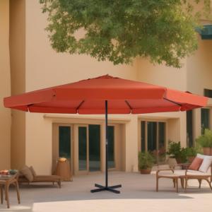 TOILE de rechange pour parasol, 5 mètres, 9 coloris disponibles