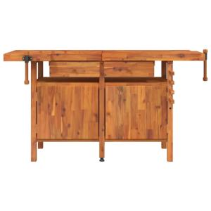 ETABLI menuiserie, en bois, 165 cm, avec rangements