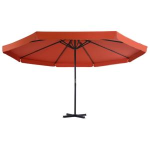 PARASOL aluminium, 5 mètres, 9 coloris disponibles