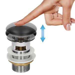 VASQUE encastrable céramique noir 61 cm, salle de bain.