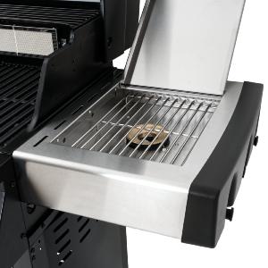 BARBECUE gaz, luxe en INOX, 5 brûleurs + brûleur infrarouge