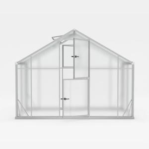 SERRE de JARDIN, 18,5 m², aluminium/polycarbonate 6 mm, 640 x 290 cm