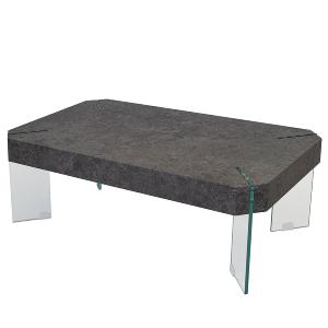 TABLE basse,plateau aspect béton,110 cm, modèle ASTEN