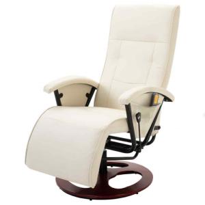 FAUTEUIL de MASSAGE électrique, modèle CONDOR, crème