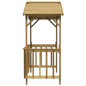 ABRI extérieur en bois massif, pour barbecue