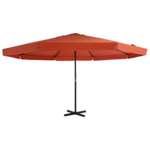 PARASOL aluminium, 5 mètres, 9 coloris disponibles