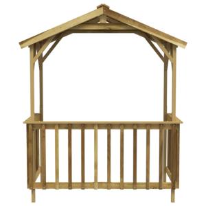ABRI extérieur en bois massif, pour barbecue