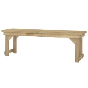 TABLE pique-nique bois massif 160 cm, avec bancs