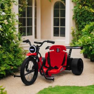 TRICYCLE DRIFT électrique, 250 W - 24 Volts, rouge